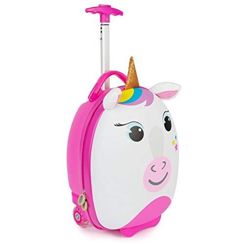 unicorn suitcase on wheels