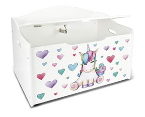 rainbow toy box