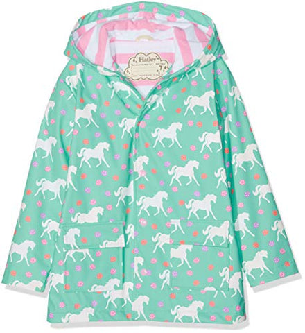 Unicorn & Stars Pink Raincoat for Kids - Waterproof Rain Poncho - All Things Unicorn