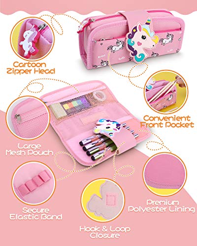 Cute Unicorn Pencil Case | Pink | Large – All Things Unicorn