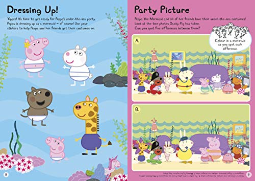 Peppa Pig: Mermaids, Unicorns and Dragons Sticker Activity Book – All ...