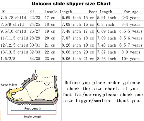 Blue & Yellow | Unicorn Sliders | Anti-Slip | Kids – All Things Unicorn