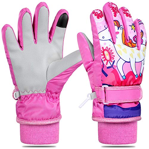 unicorn snow gloves