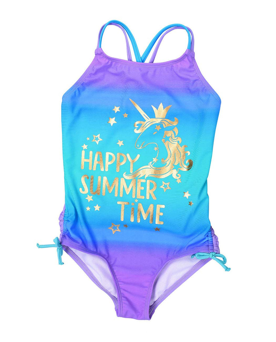 Kids Swimming Costume - Unicorn Mermaid – All Things Unicorn