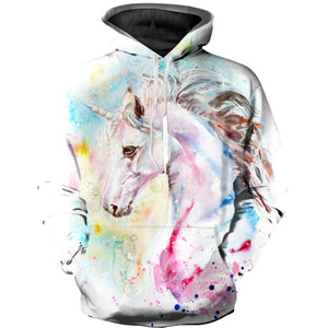 ladies unicorn hoodie