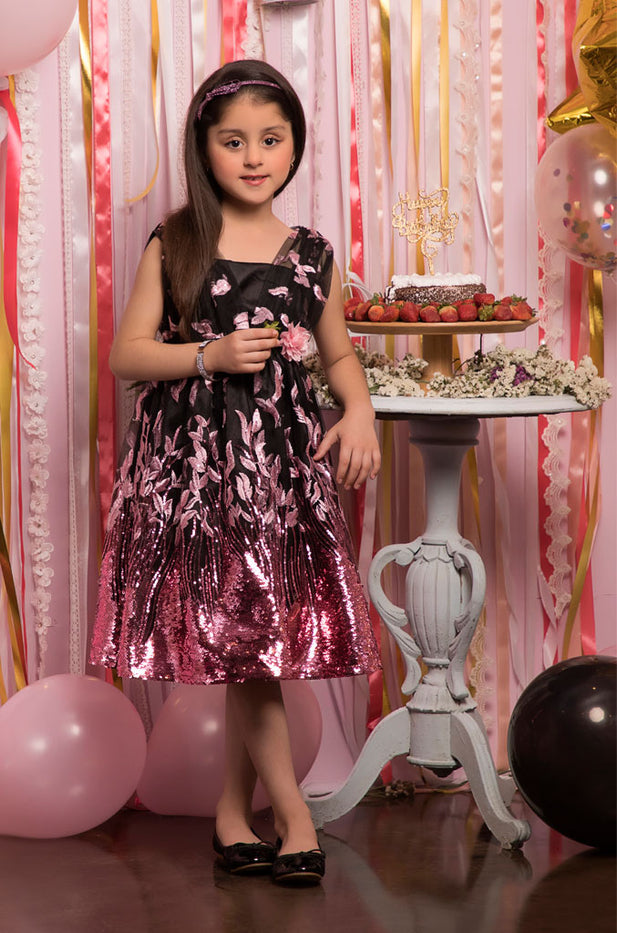 Self Embroidered Sequins Frock | BIRTHDAY BASH | F2025 – SANA'S