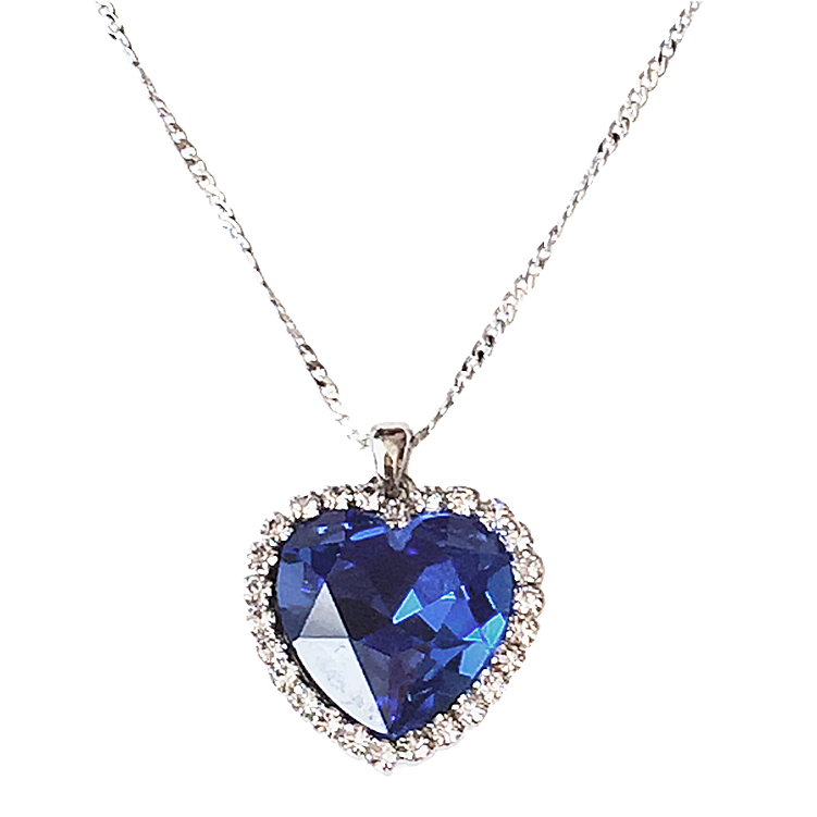 blue heart chain