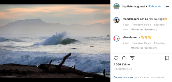 les 10 comptes instagram à suivre surf sud ouest baptiste haugomat