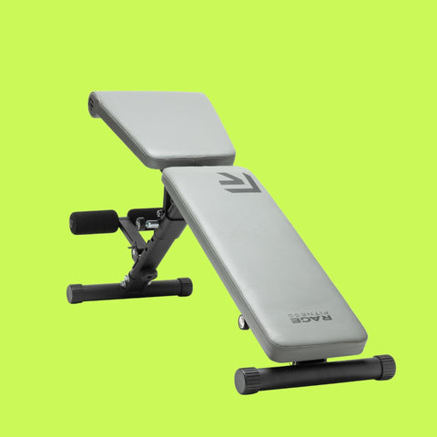 Foldable Adjustable Weight Bench in decline position
