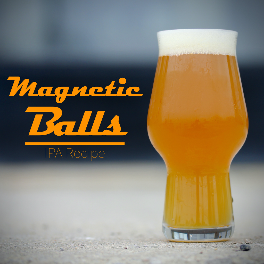 Magnetic Balls Product Photo, an IPA from KJ urban Winery and Craft brewing Supplies