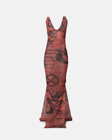 the symbols maxi dress