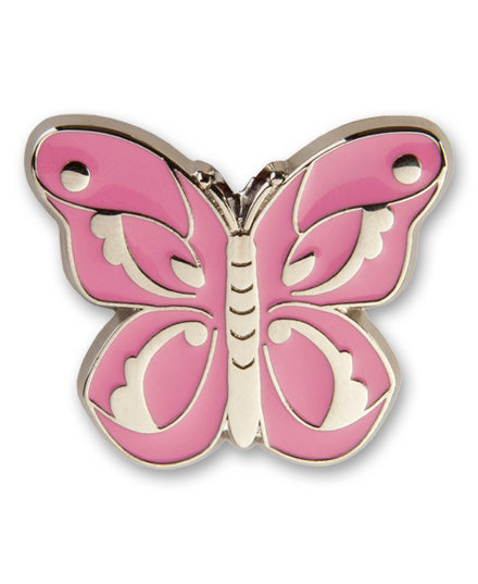 pink butterfly purse