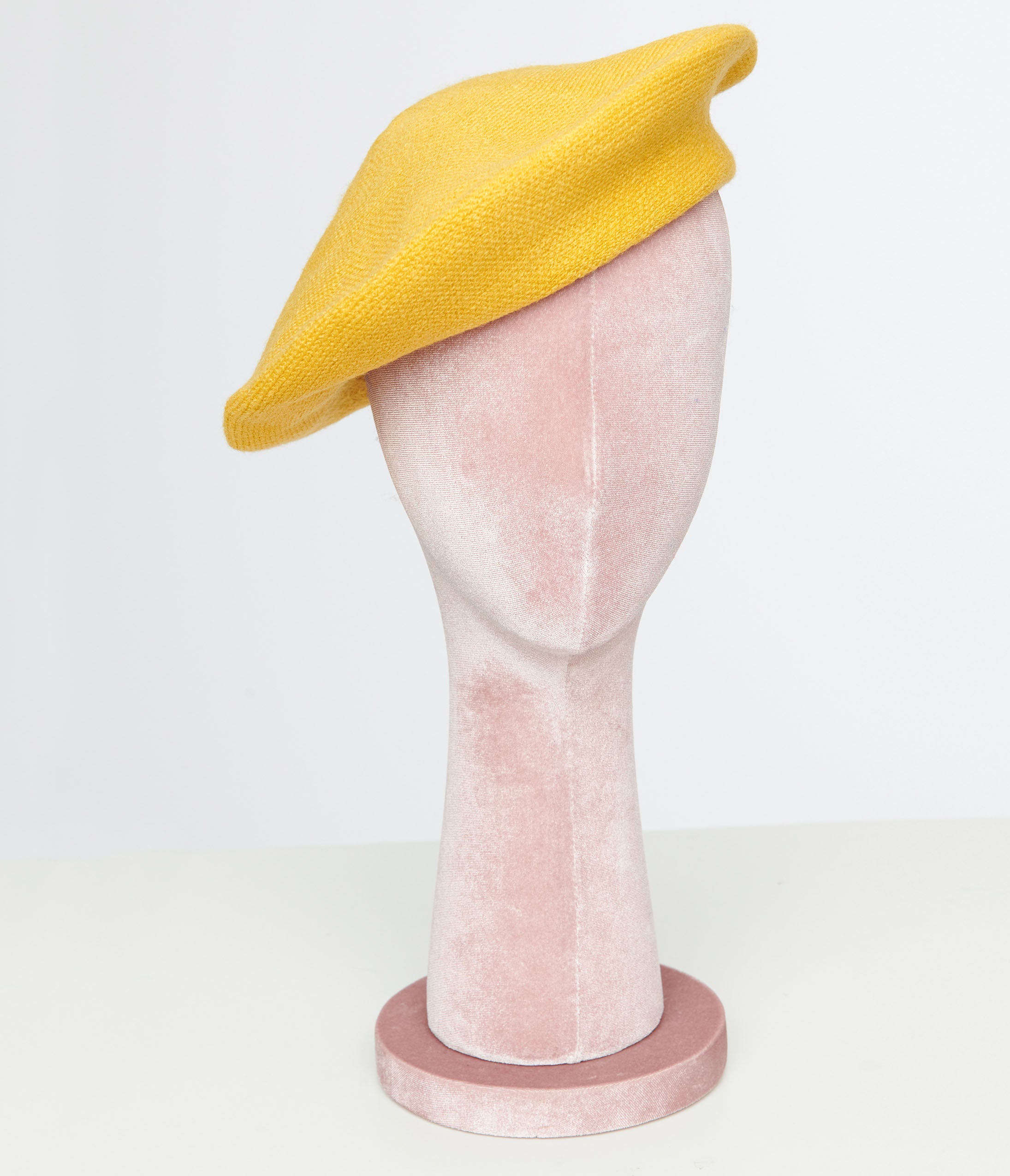 

1960S Yellow Stretch Beret