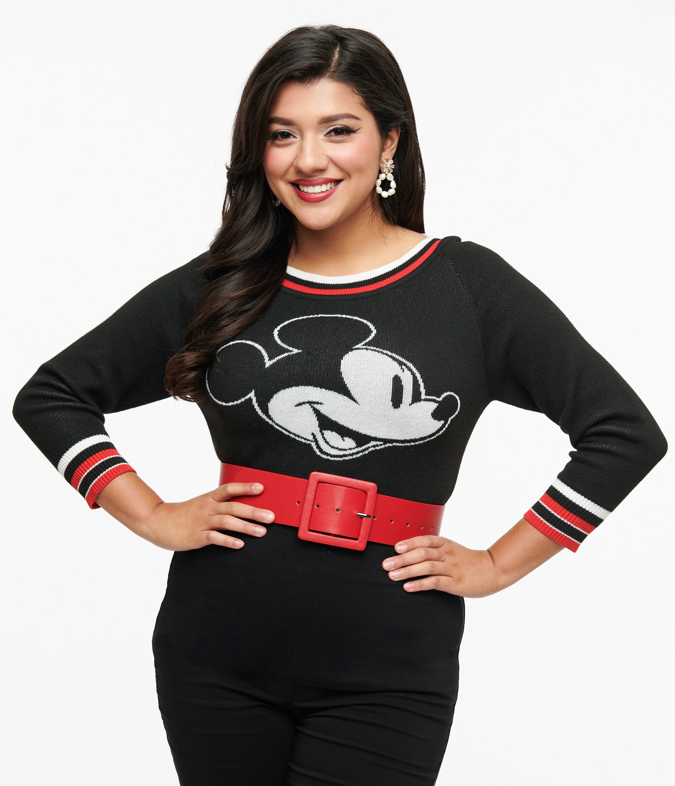 

Disney Mickey & Friends Collection By Unique Vintage Classic Mickey Sweater