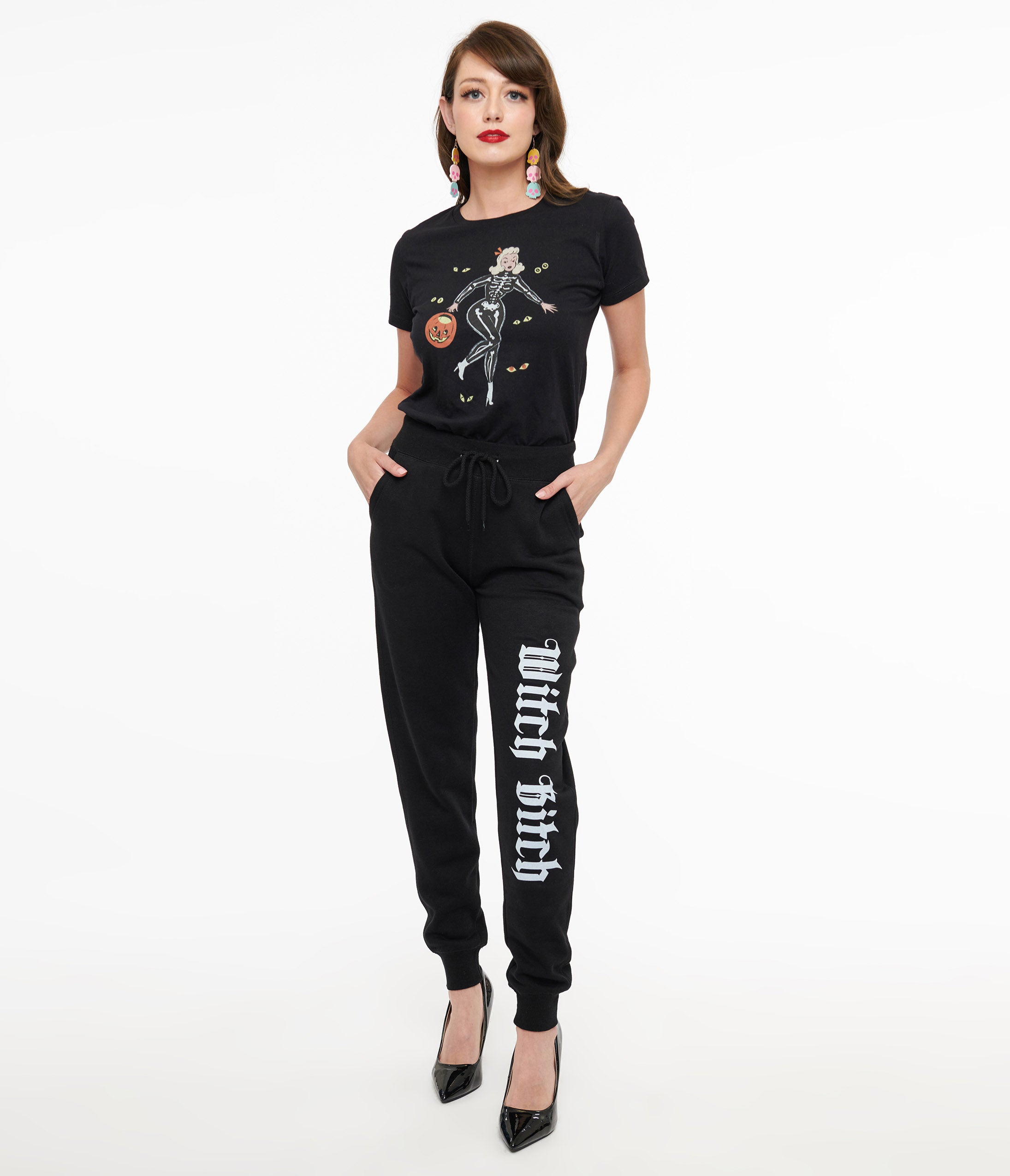 

Black Witch Bitch Fleece Sweatpants