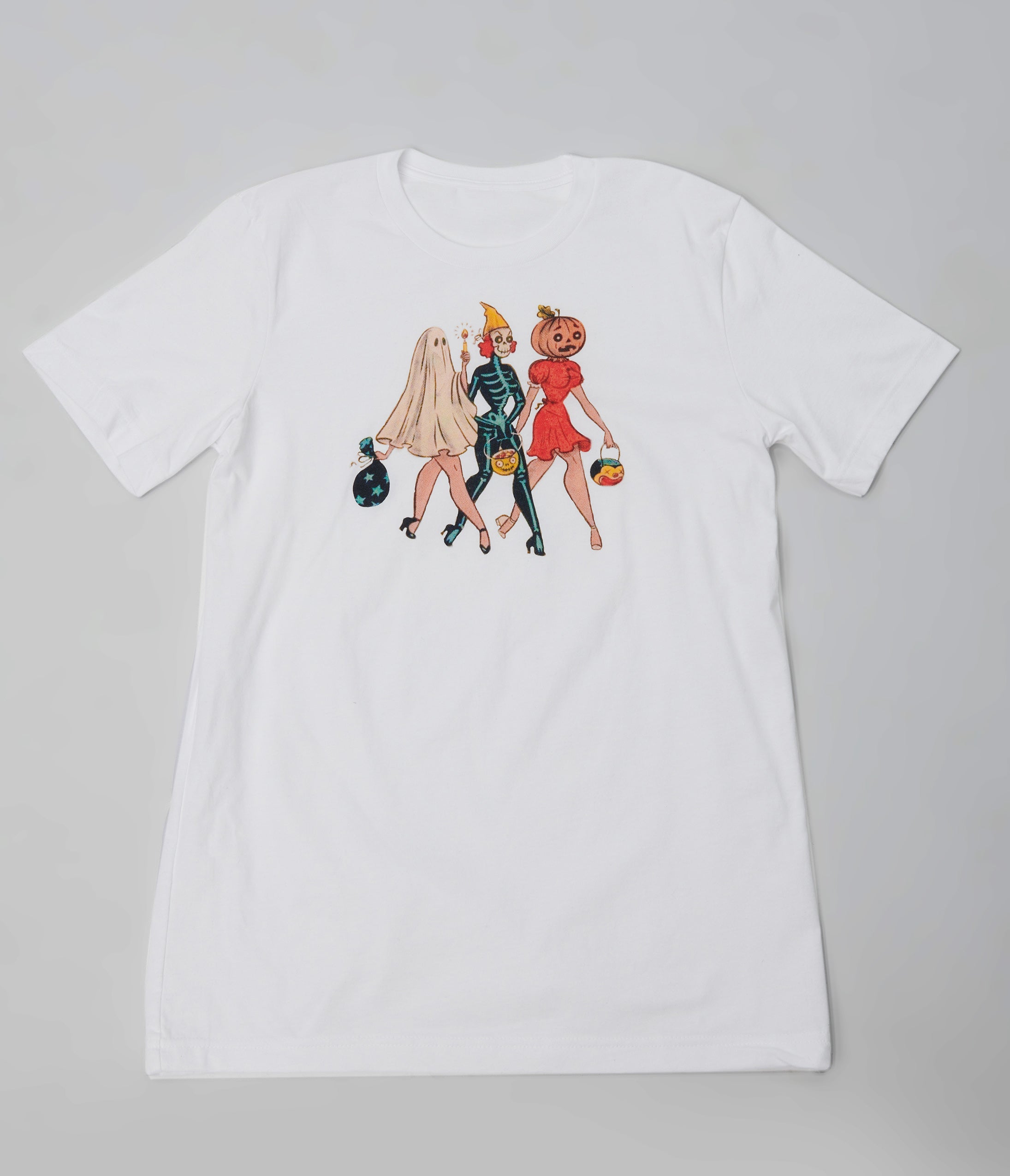 

Trick Or Treat Girls Fitted Graphic Tee