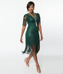 Beaded Mesh Sequined Dress