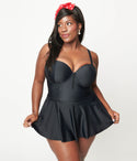 Plus Skirted One Piece Swimsuit
