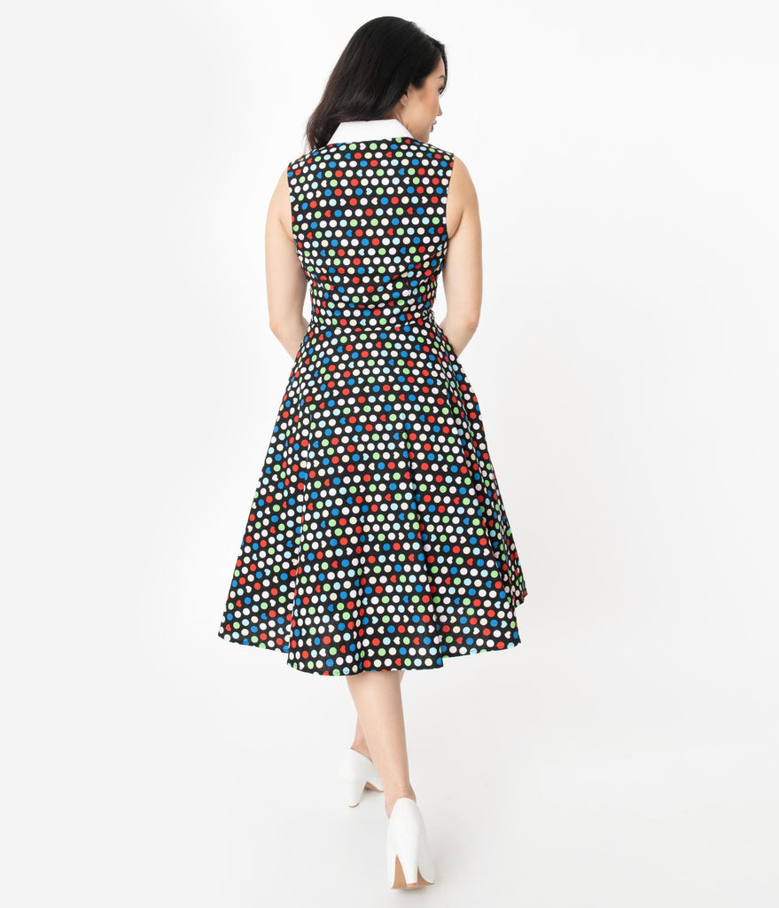 1940 polka dot dress