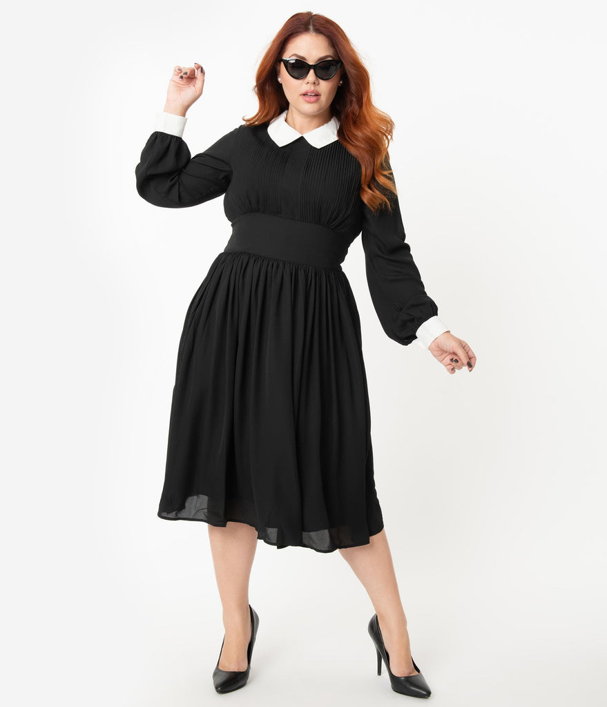 plus black shirt dress