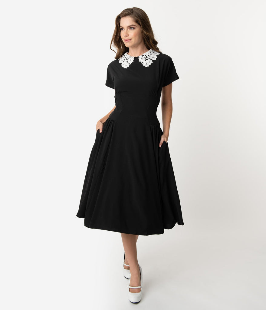 frock with collar neck