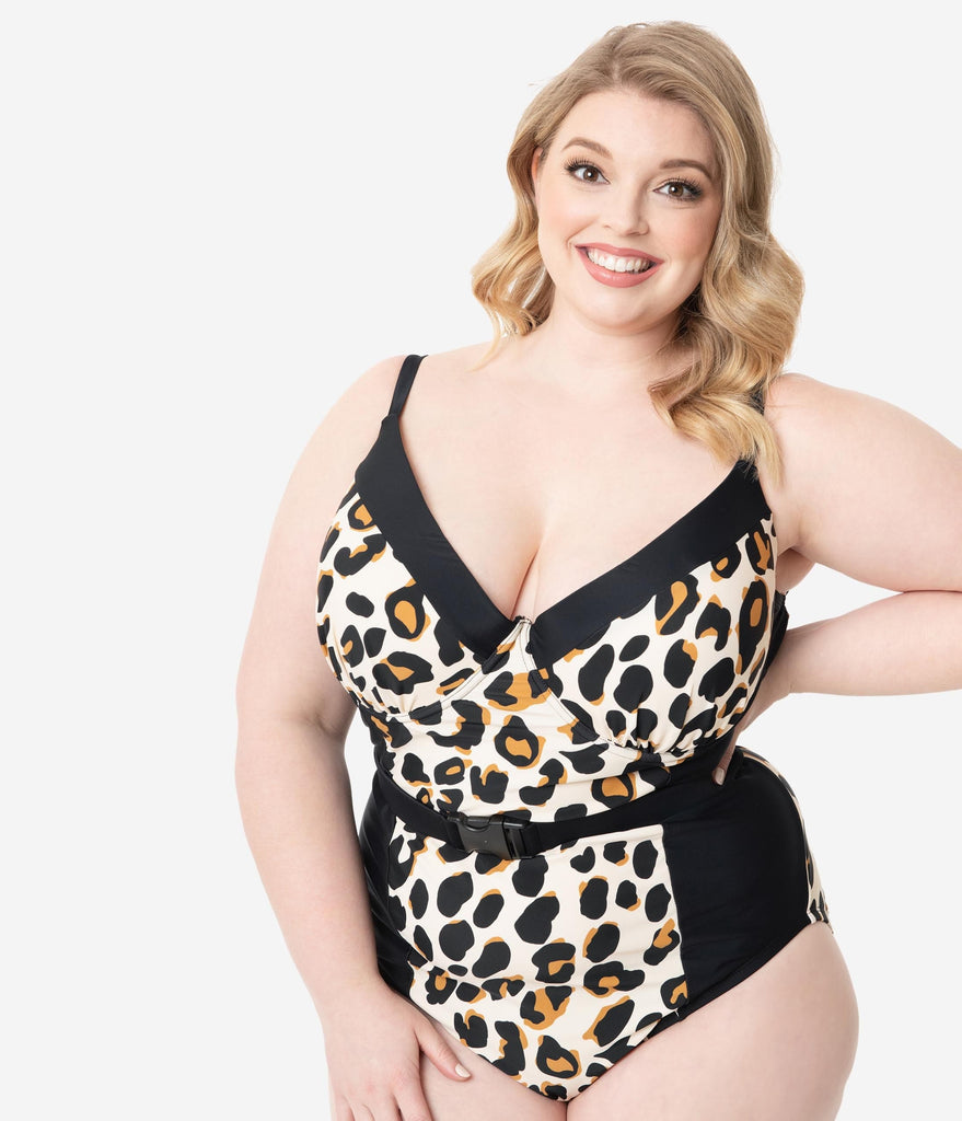 rockabilly swimwear plus size