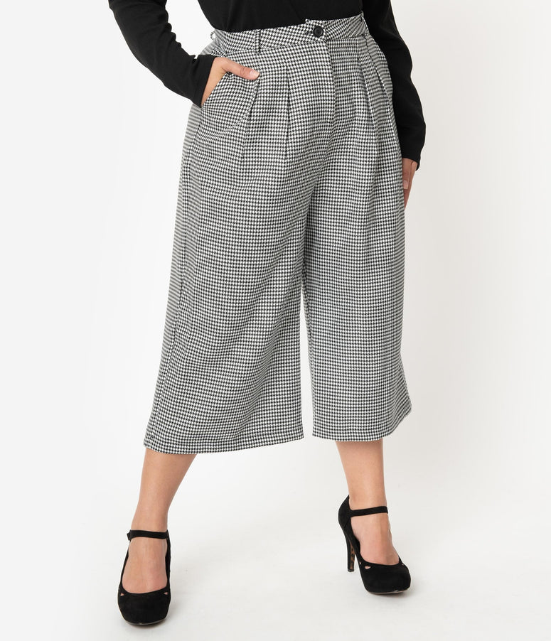 Vintage Pants - Cigarette, Wide-Leg, Capris & High-Waisted Styles ...