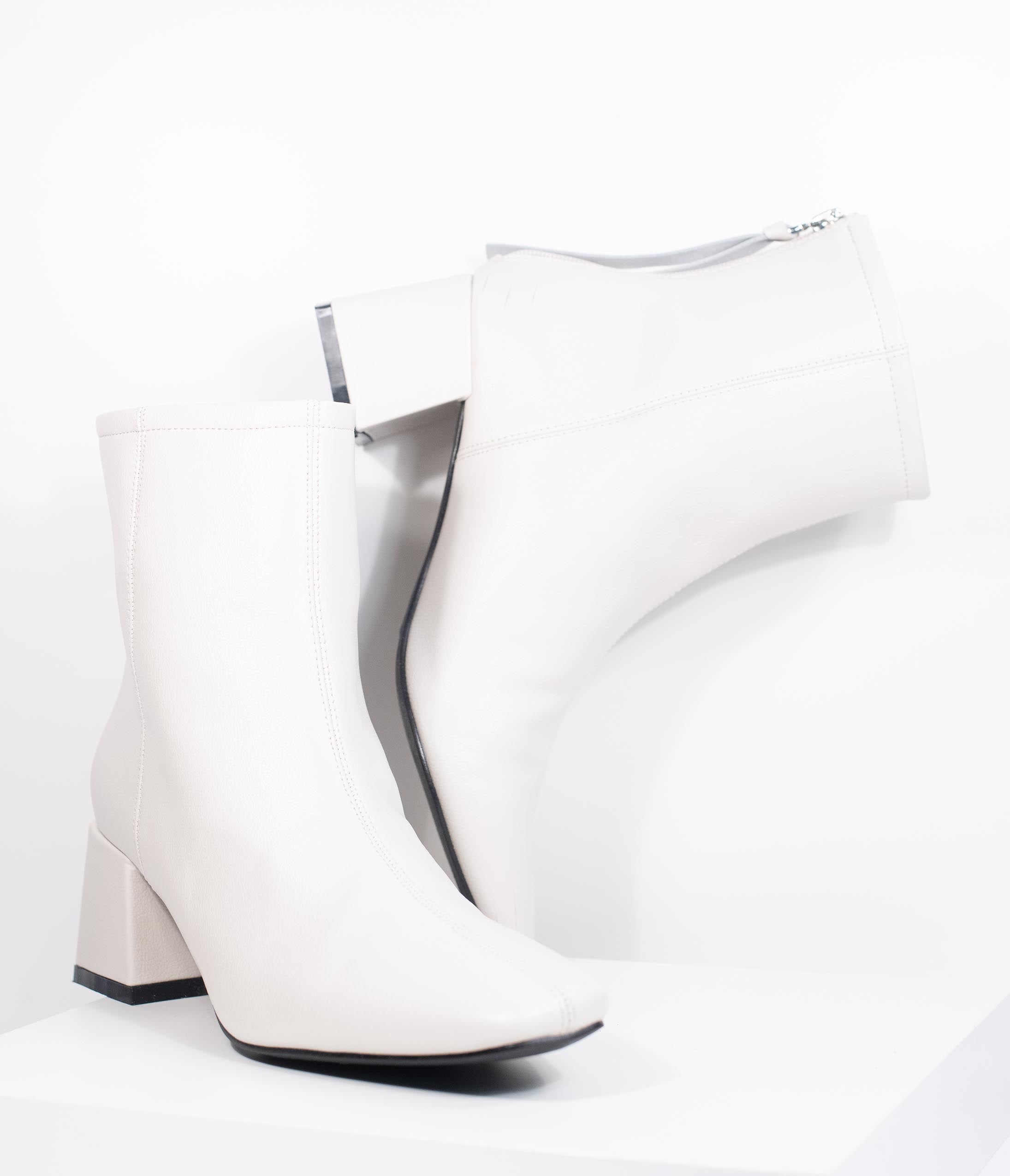 white 70s boots cheap