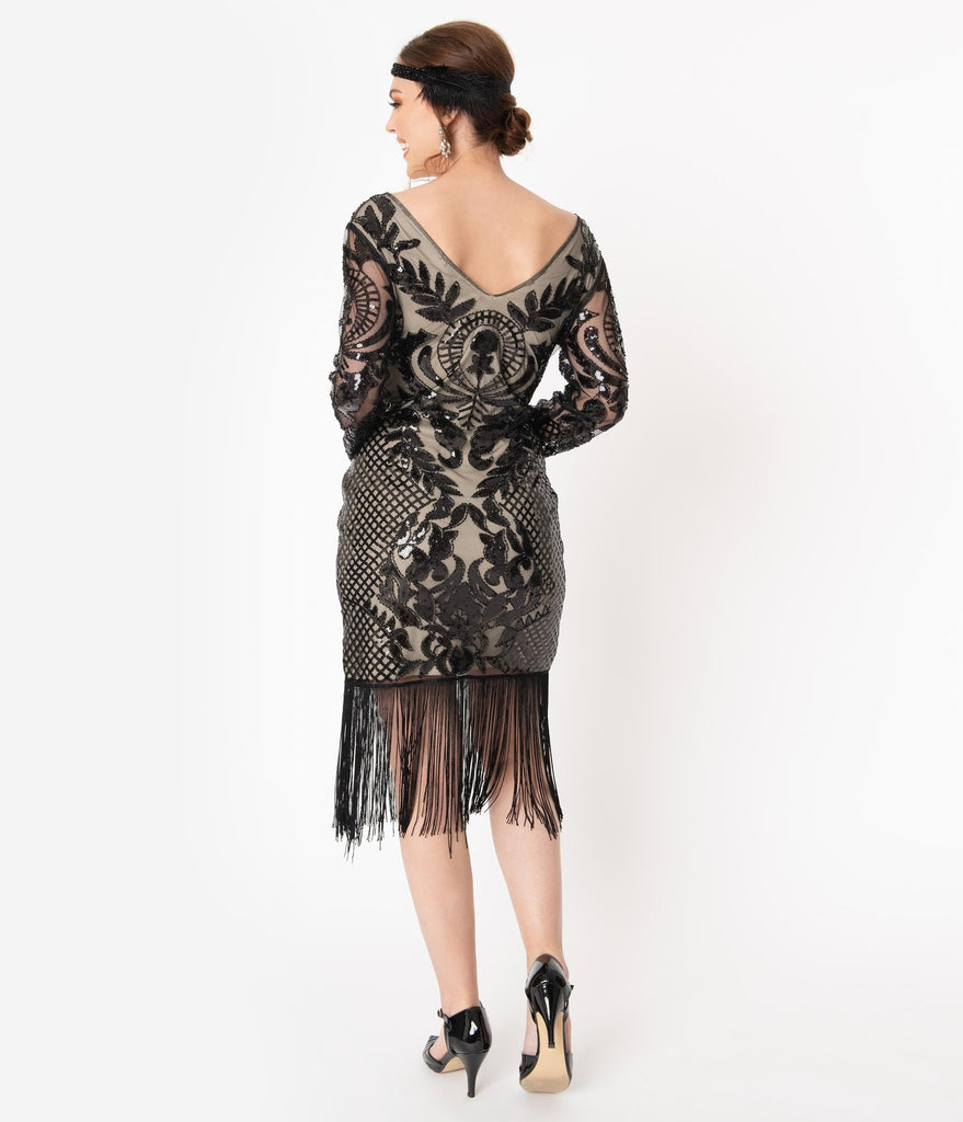 elegant flapper dress