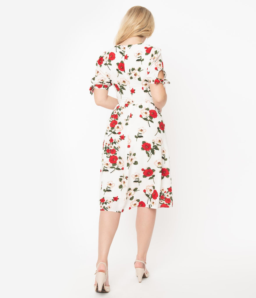 midi dress floral print