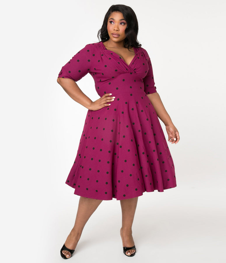 Plus-Size Vintage Dresses – Unique Vintage