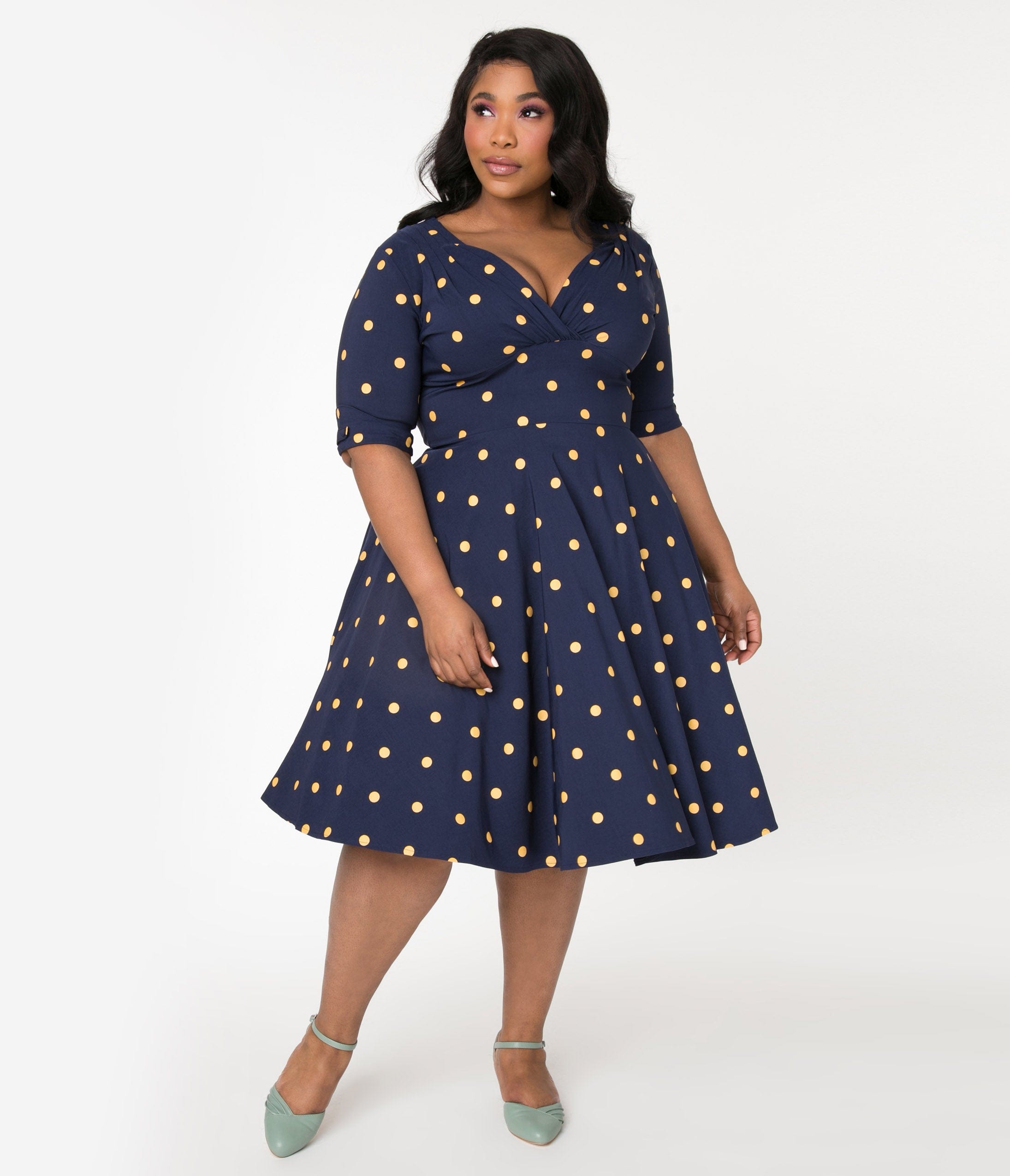 plus size swing dresses with pockets