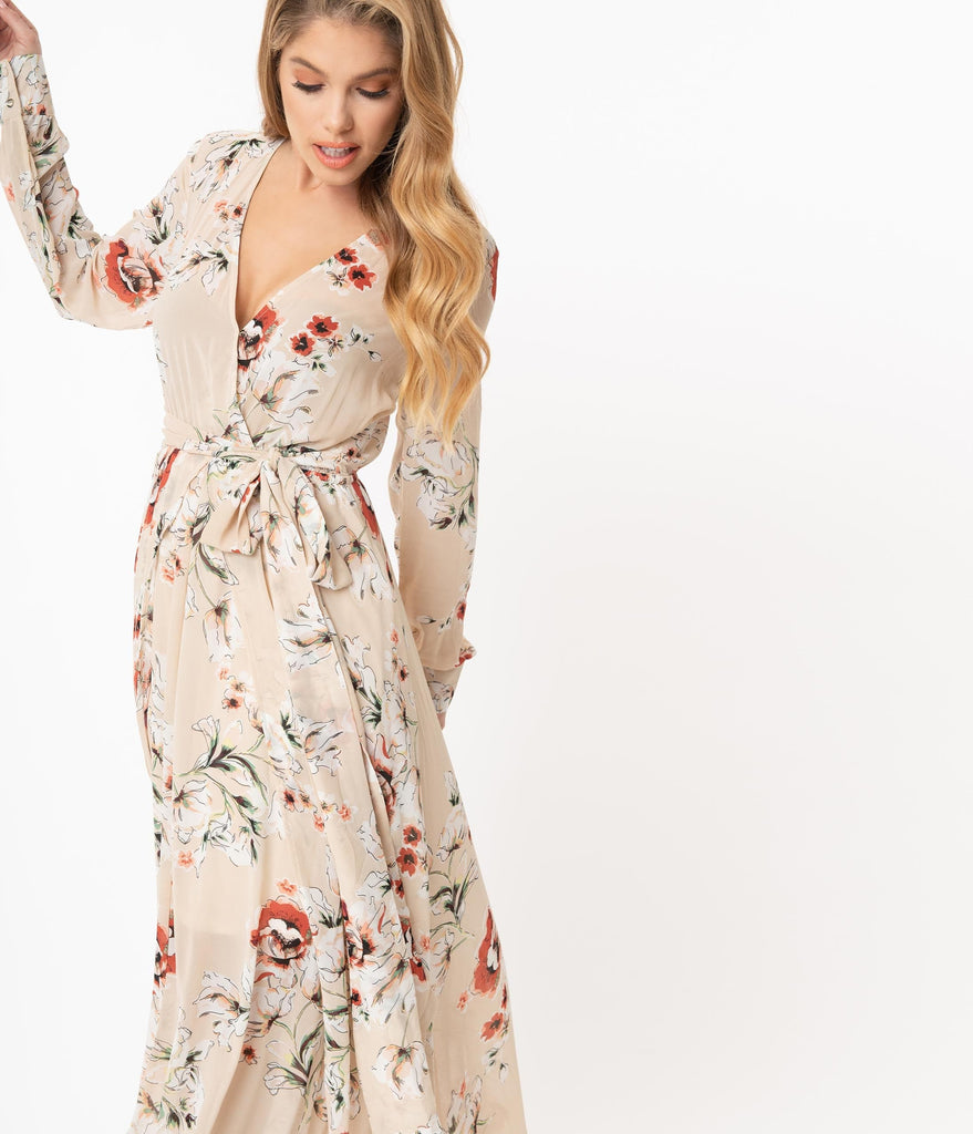 flare maxi dress