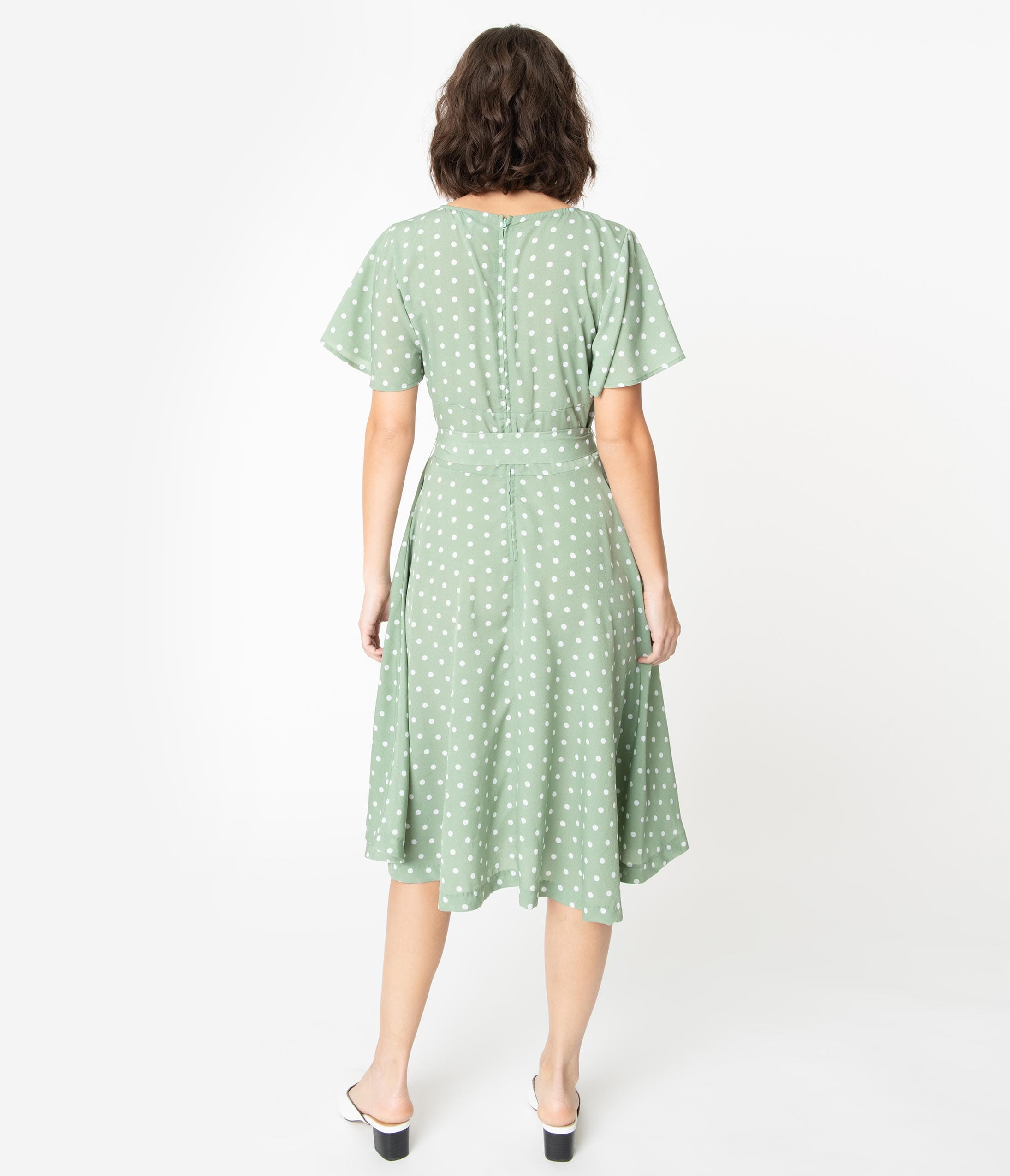 1940 polka dot dress