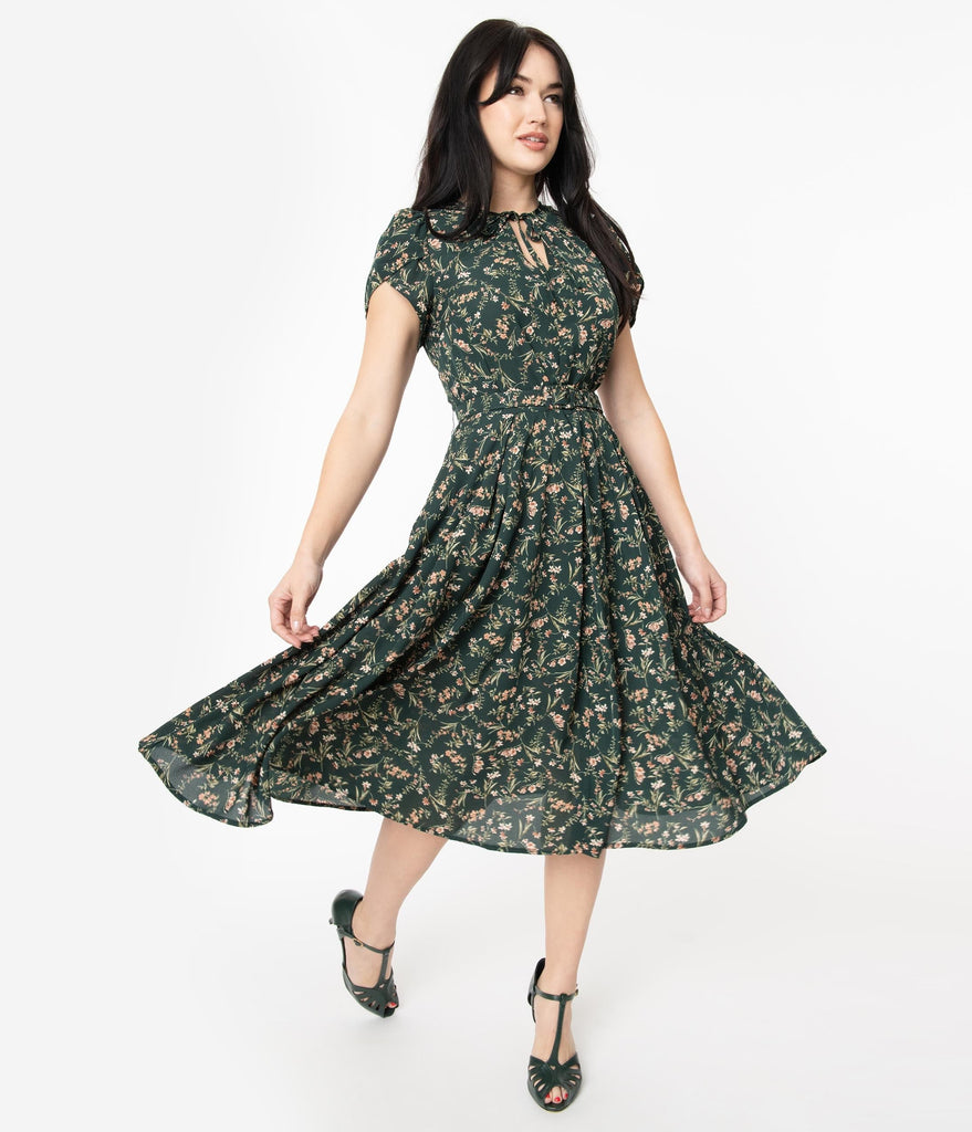 1950s midi dress