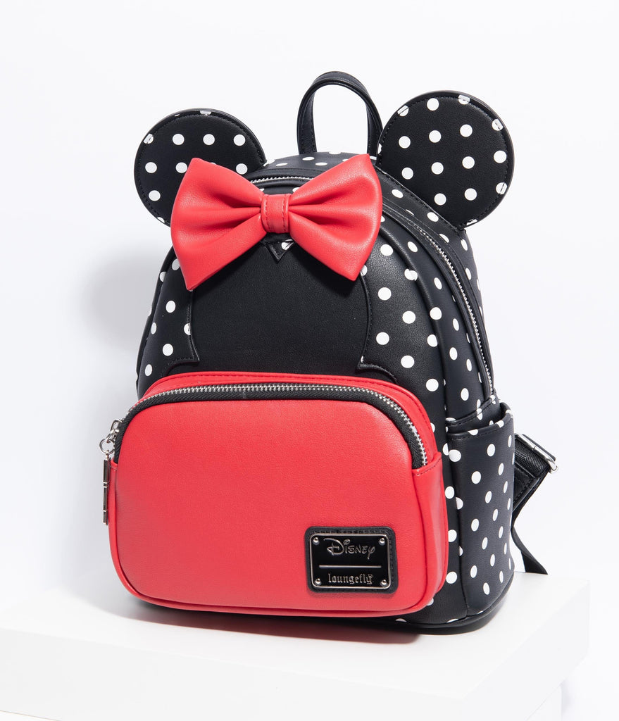 disney minnie mouse ears & bow mini backpack