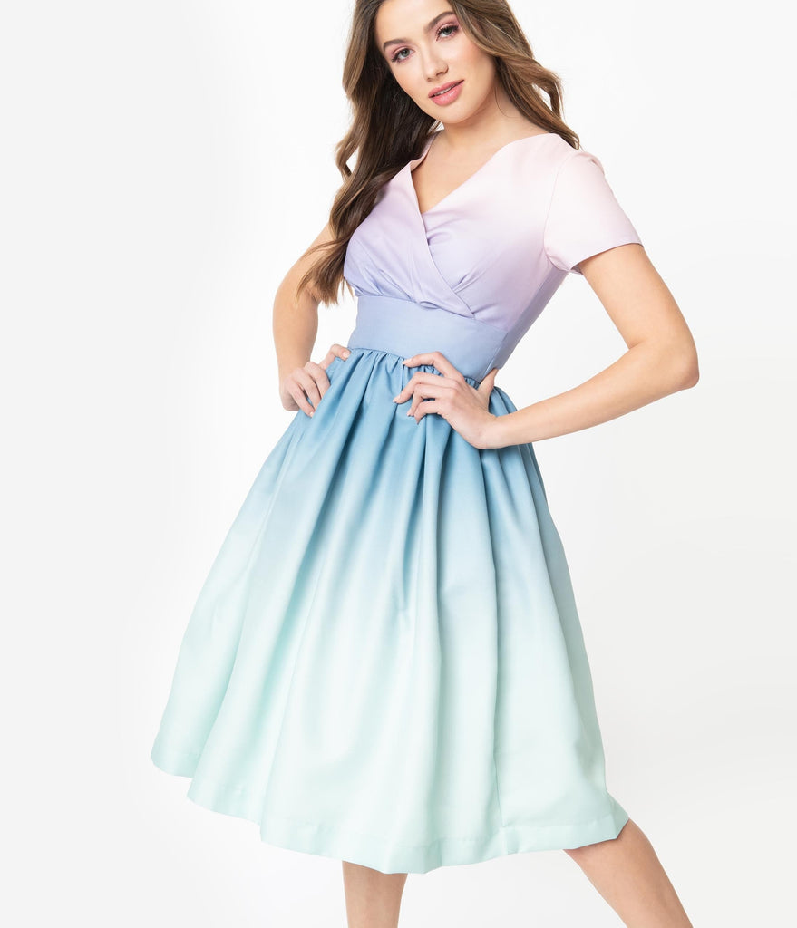 pastel swing dress