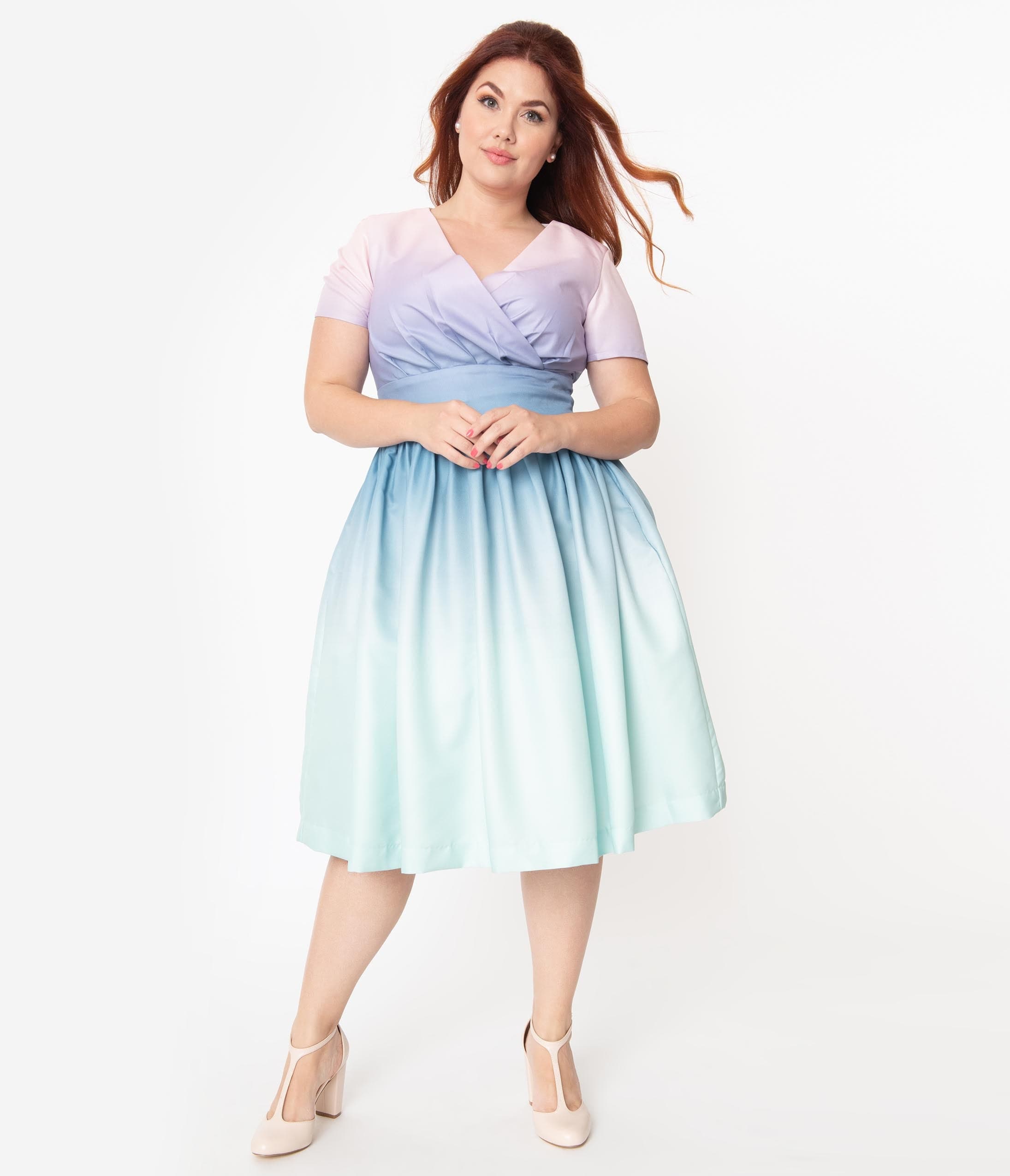 pastel swing dress