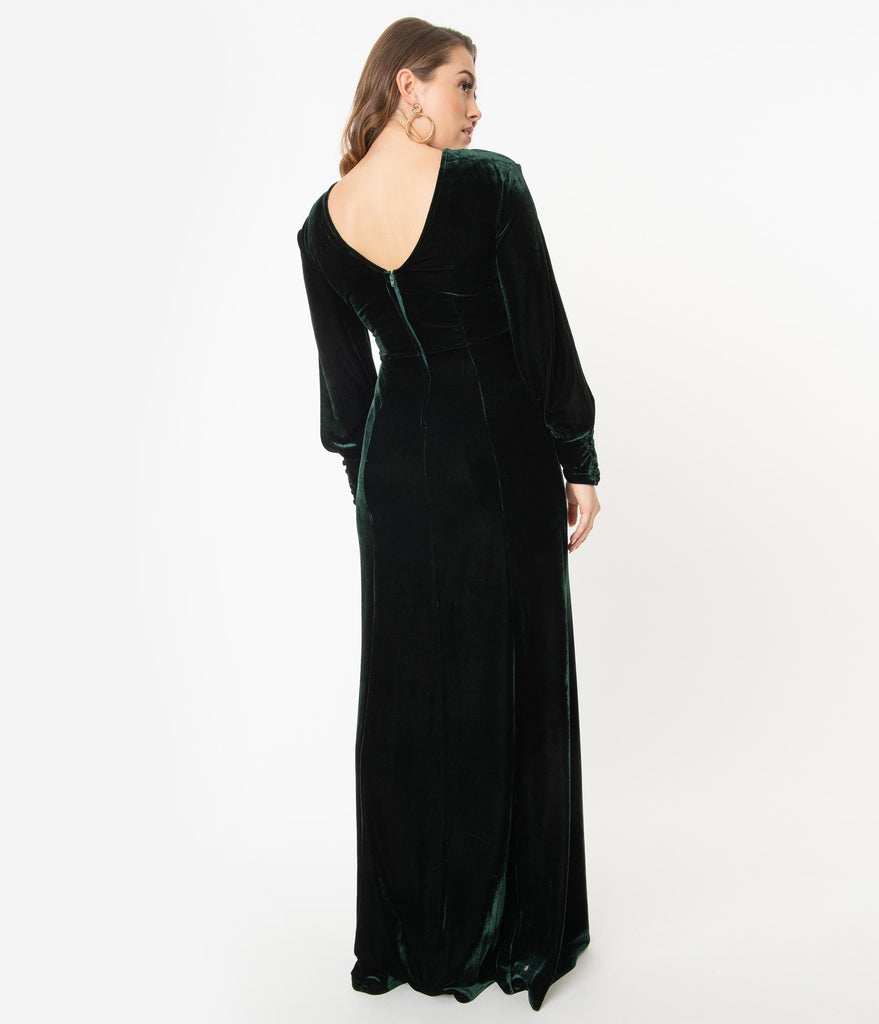 entwine maxi dress emerald