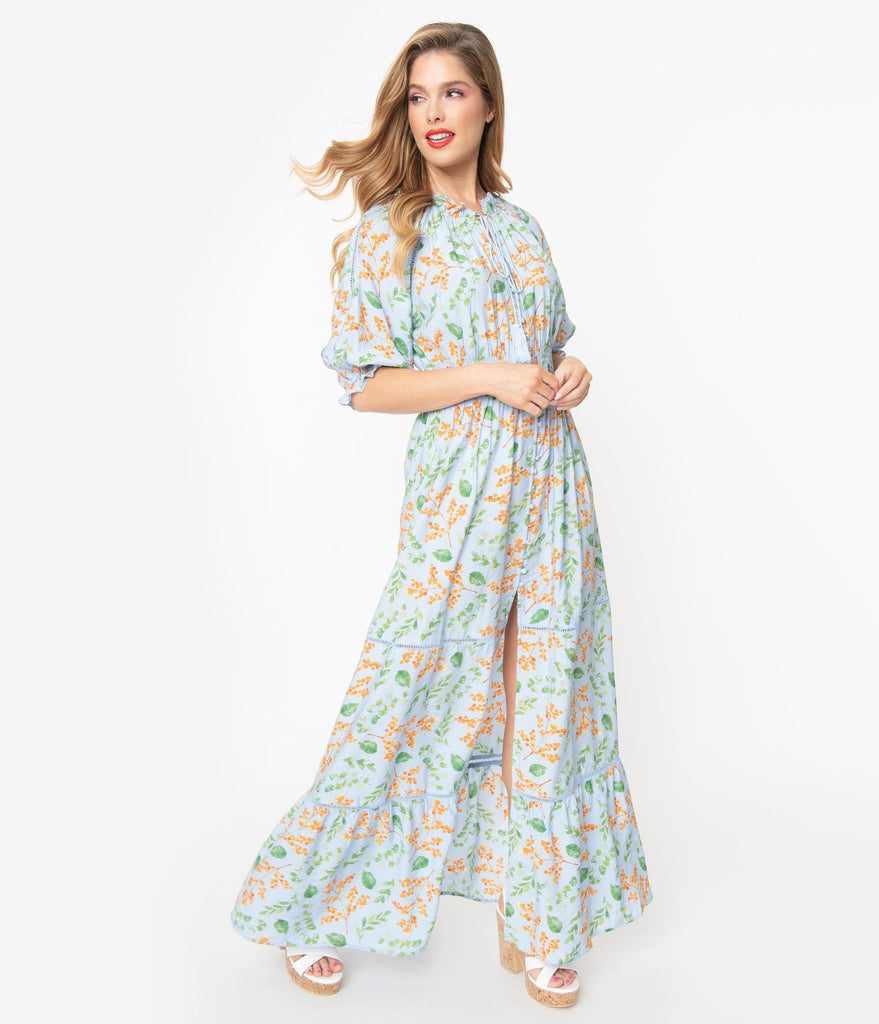 maxi vintage dress