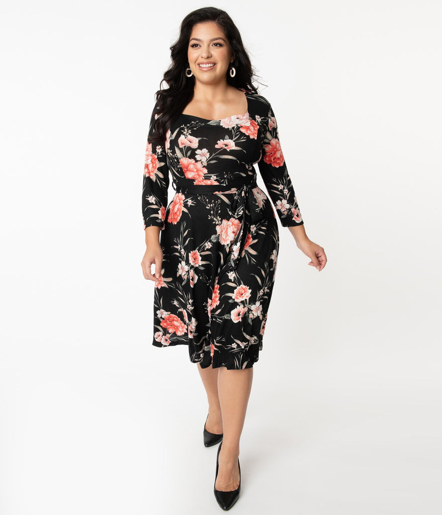 sweater dresses plus size cheap