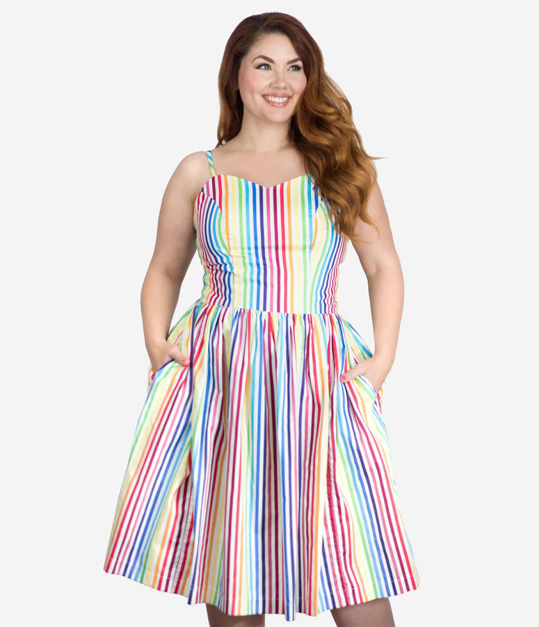 rainbow plus size sale