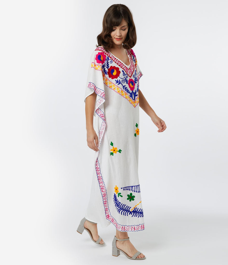 floral caftan