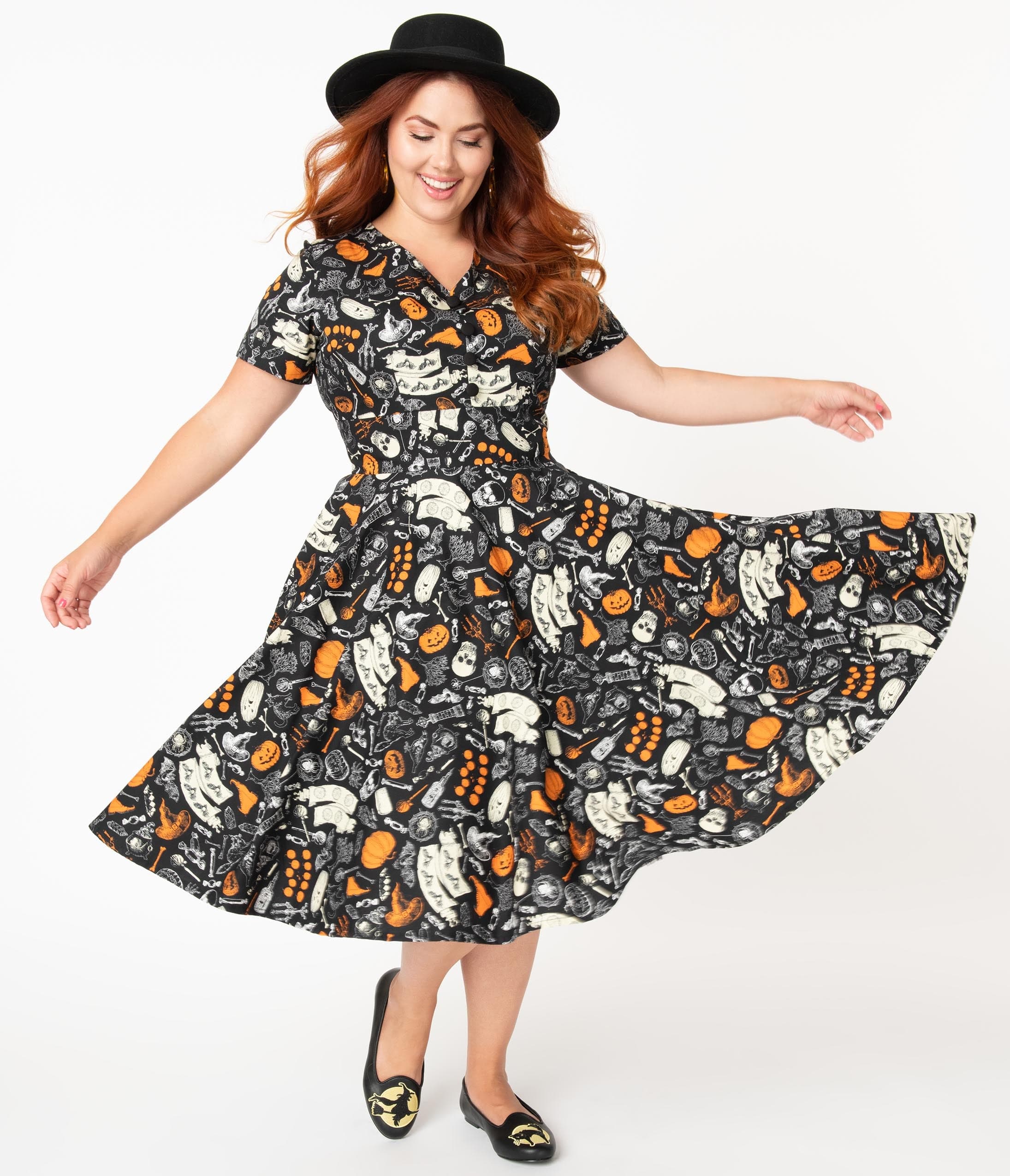 plus size halloween swing dress