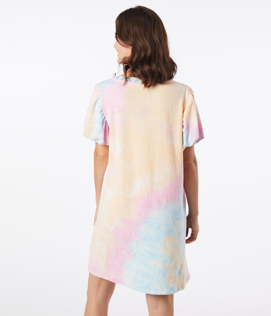 tie dye casual dress