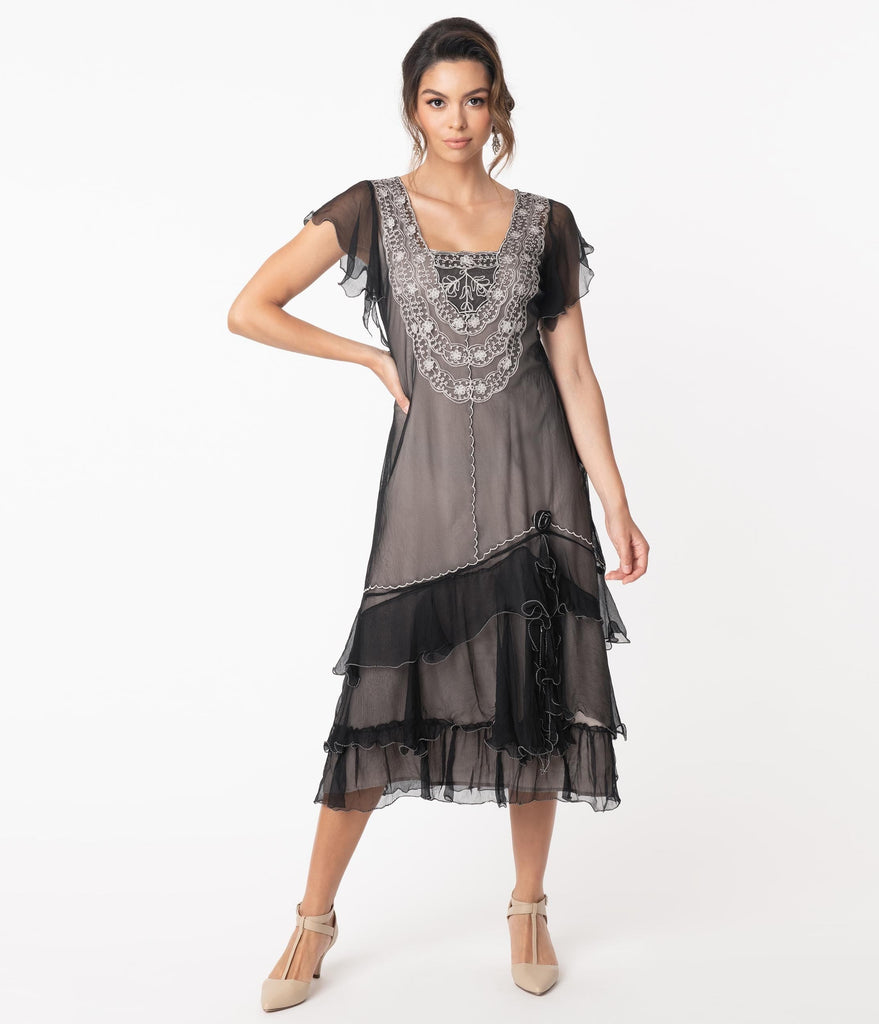 antique flapper dress
