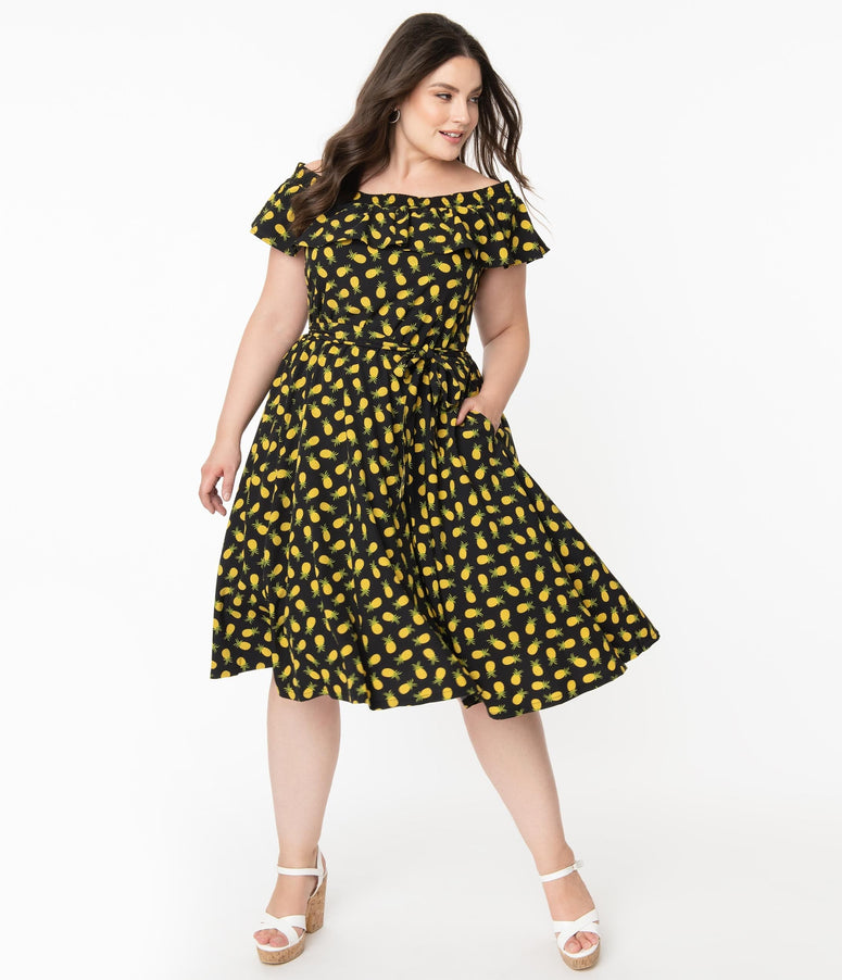 Plus Size Swing Dresses Unique Vintage 0786