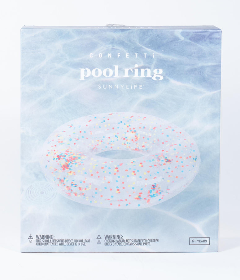 1980s Confetti Ring Pool Float