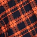 Black & Orange Plaid Miss Spooky Swing Skirt