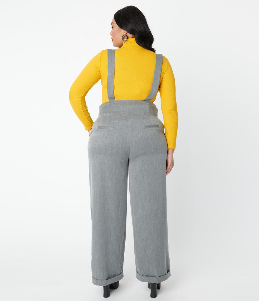 plus size suspender jumpsuit